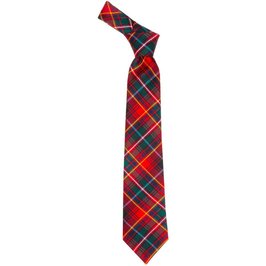 Tartan Neck Tie - Innes Red Modern