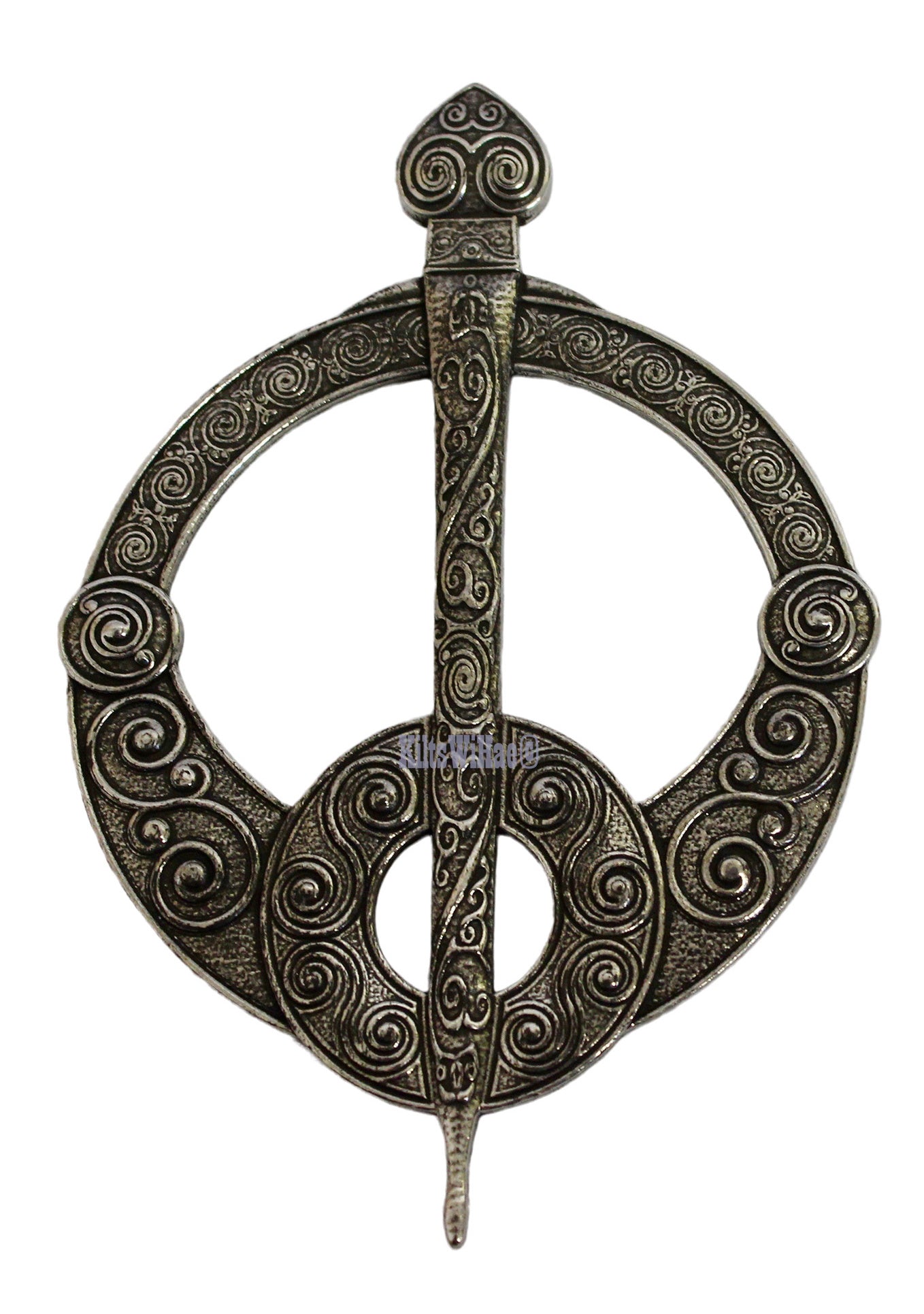 Battersea Celtic Penannular Plaid Brooch