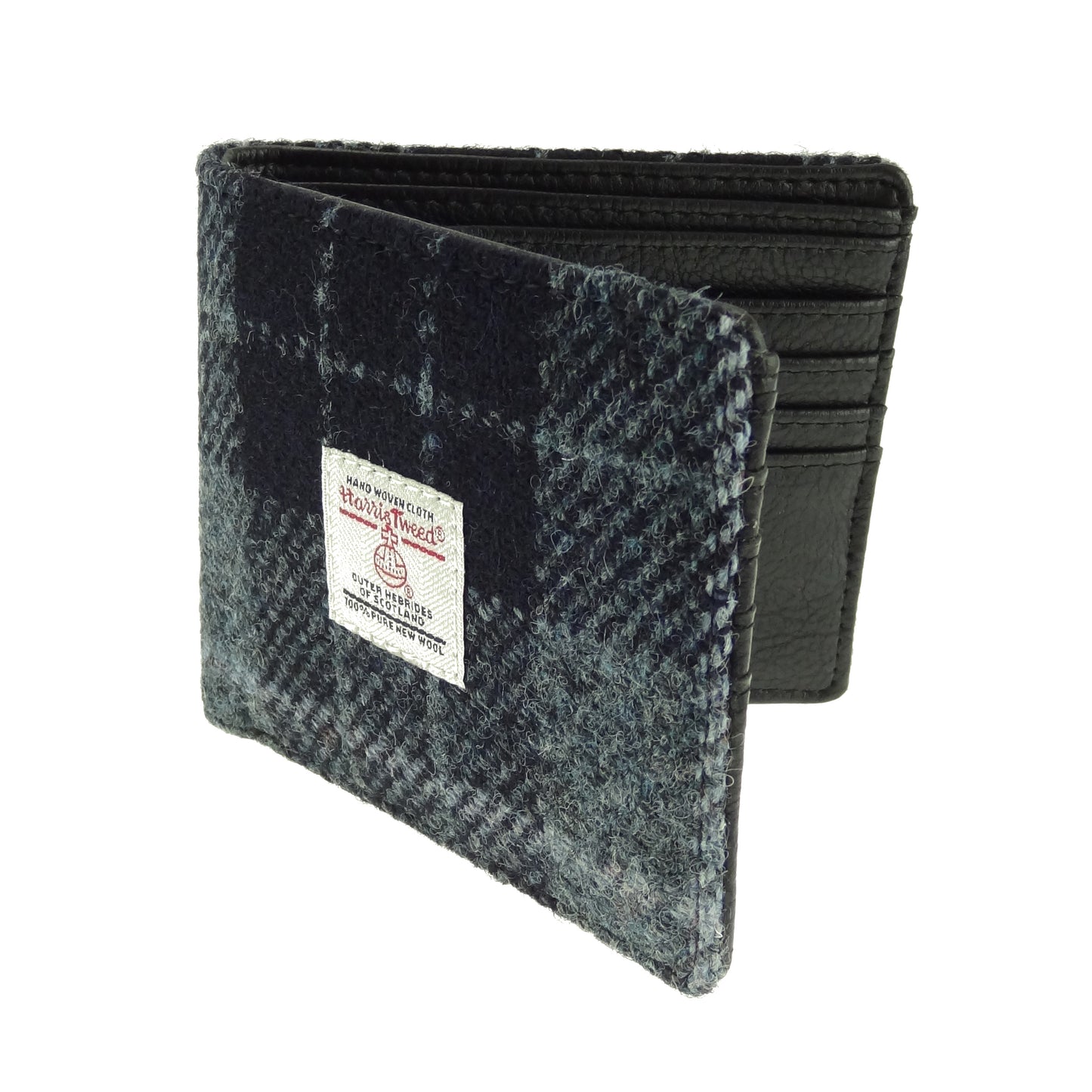 Grey & Black Tartan Wallet