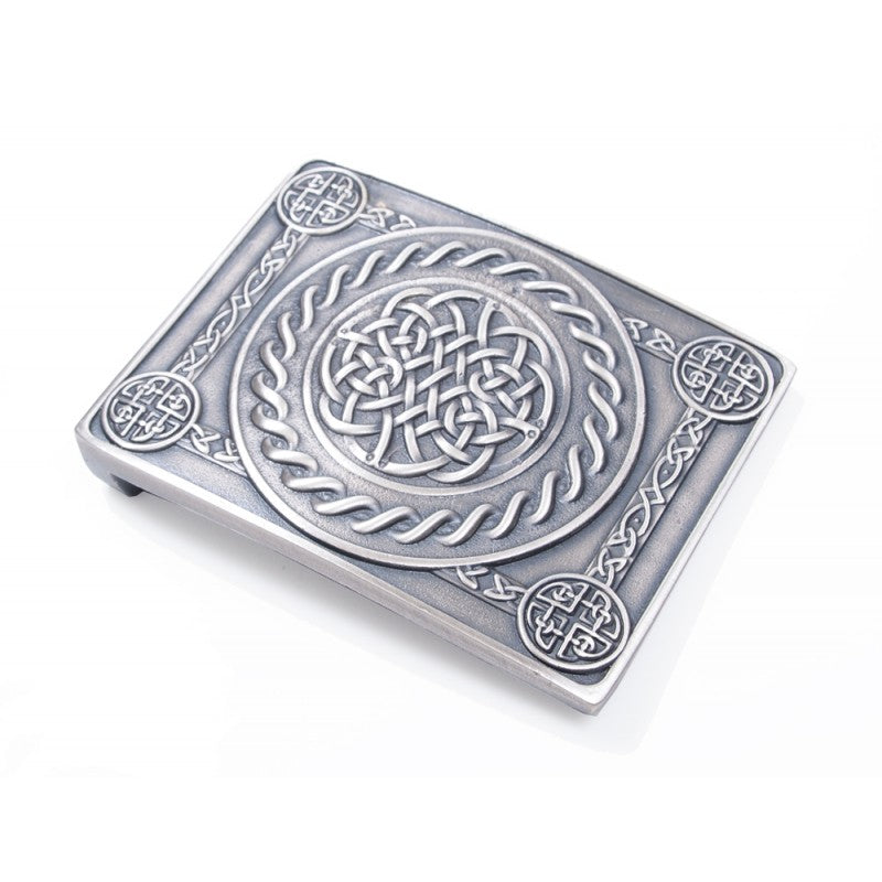 Celtic Knot Four Dome Kilt Buckle