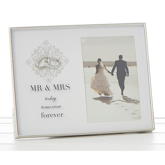 Mr & Mrs Wedding Ring Picture Frame