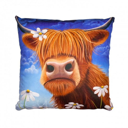 Daisy The Highland Cow Cushion
