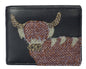 Black Angus Highland Cow Wallet