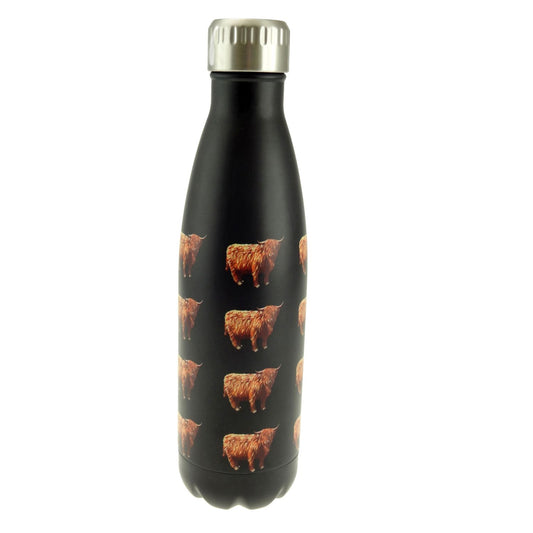 Highland Cow Vacuum-Insulated Water Bottle