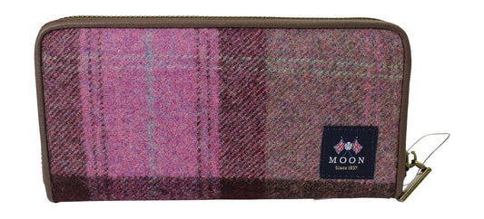 Moon Tweed Ladies Pink Purple Green Round Purse