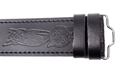 Zoomorphic Leather Kilt Belt