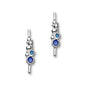 Drofn Blue Drop Earrings