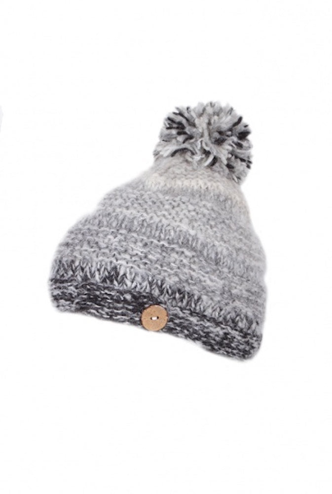 Grey Sierra Nevada Bobble Hat