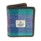 Light Green Purple Tartan Card Wallet