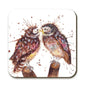 Splatter Loved Up Owl Coaster