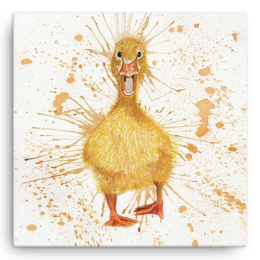 Splatter Duck Mini Canvas