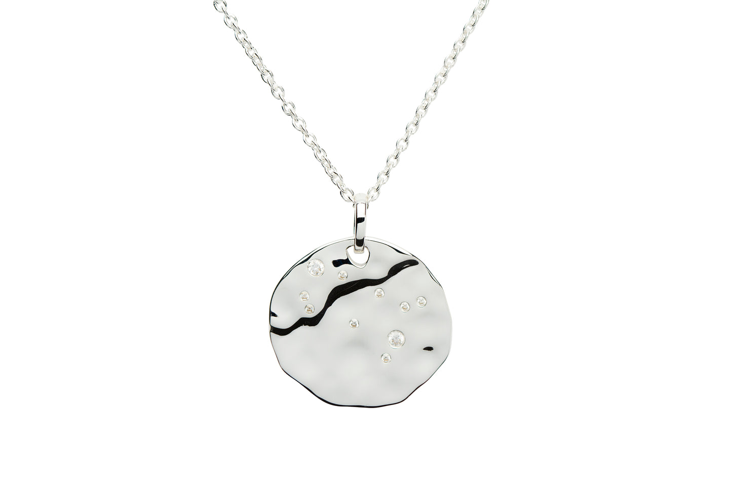 Sterling Silver Gemini Birthday Necklace