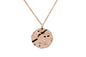 Sterling Silver Rose Gold Taurus Birthday Necklace