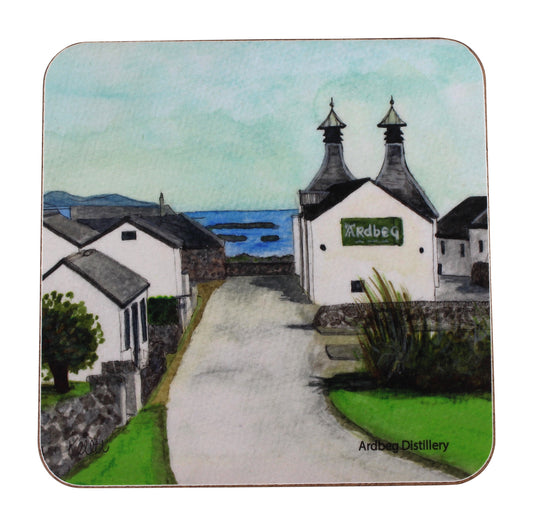 Watercolour Coaster - Ardbeg