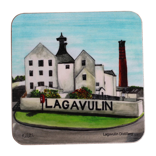 Watercolour Coaster - Lagavulin