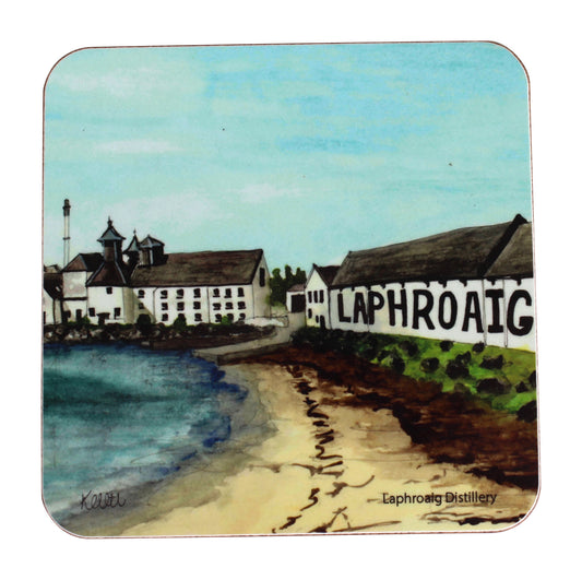 Watercolour Coaster - Laphroaig