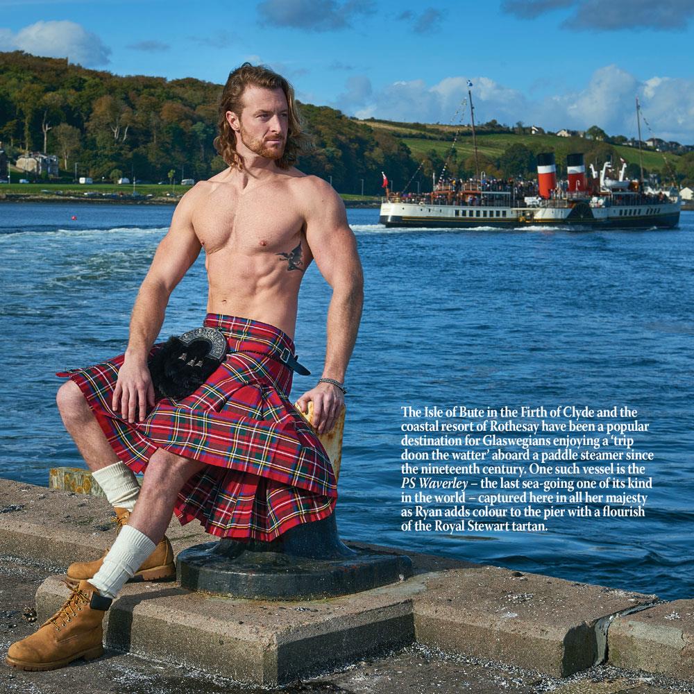 Men In Kilts Compact Calendar 2025