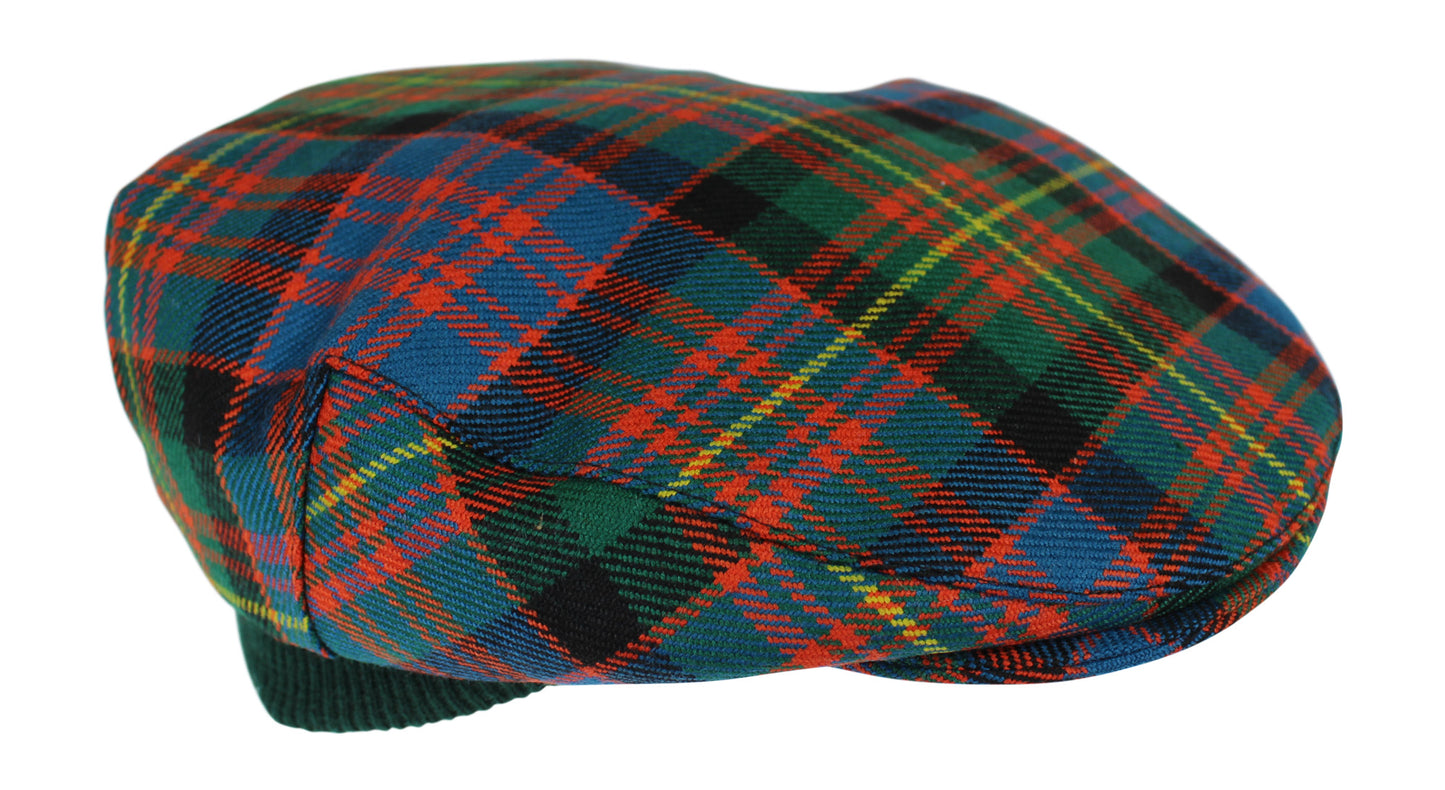 Tartan Flat Cap - Carnegie Ancient