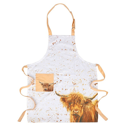 Highland Cow Cotton Pinny