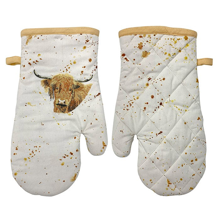 Highland Cow Single Oven Glove