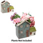 Green Grey 2 House Flower Planter