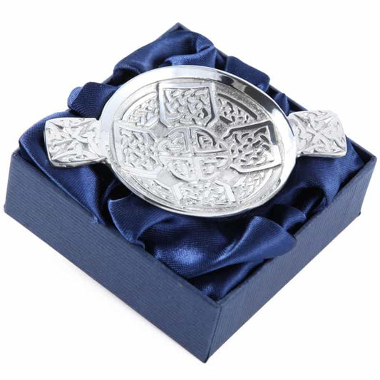 Mini Celtic Cross Quaich