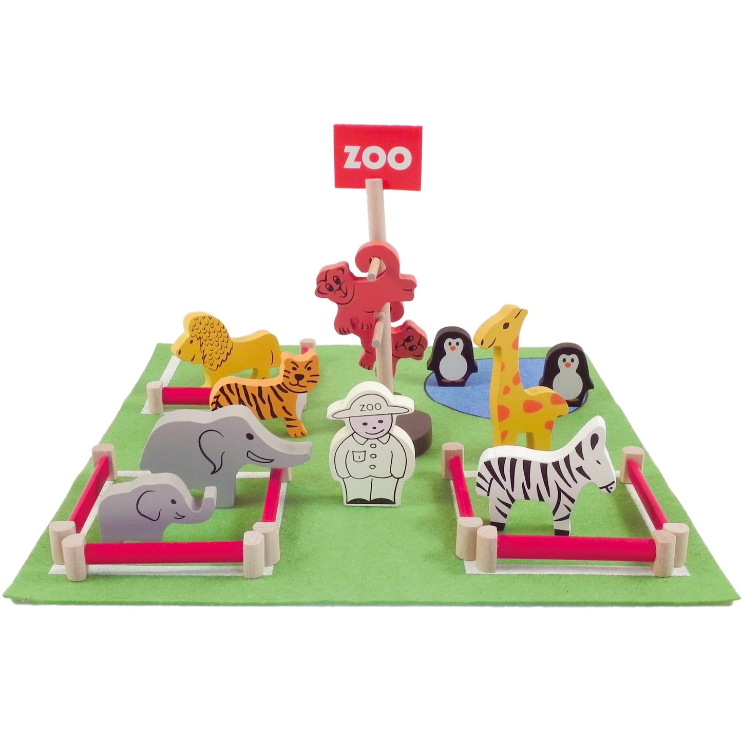 Wooden Zoo Animals