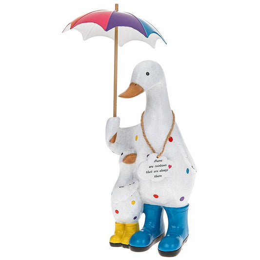 Rainbow Umbrella "Mum" Duck