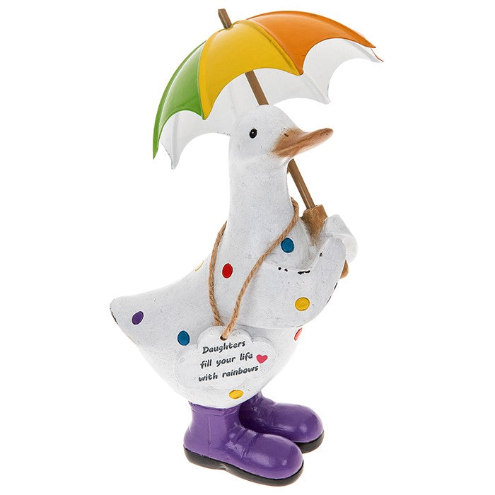 Rainbow Umbrella Daughter Duck