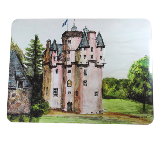 Watercolour Placemat - Craigievar Castle