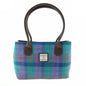 Green Purple Tartan Handbag