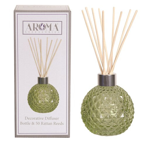 Green Lustre GlassDiffuser & 50 Reeds