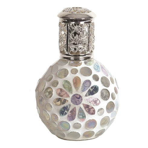 Cream White Mosaic Fragrance Lamp