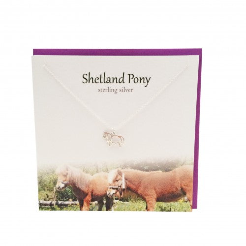 Shetland Pony Necklace Gift Card Set