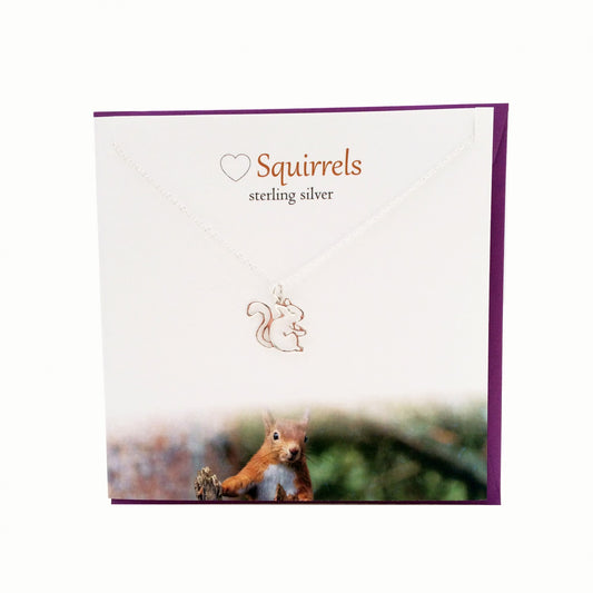 Squirrel Necklace Gift Card Set