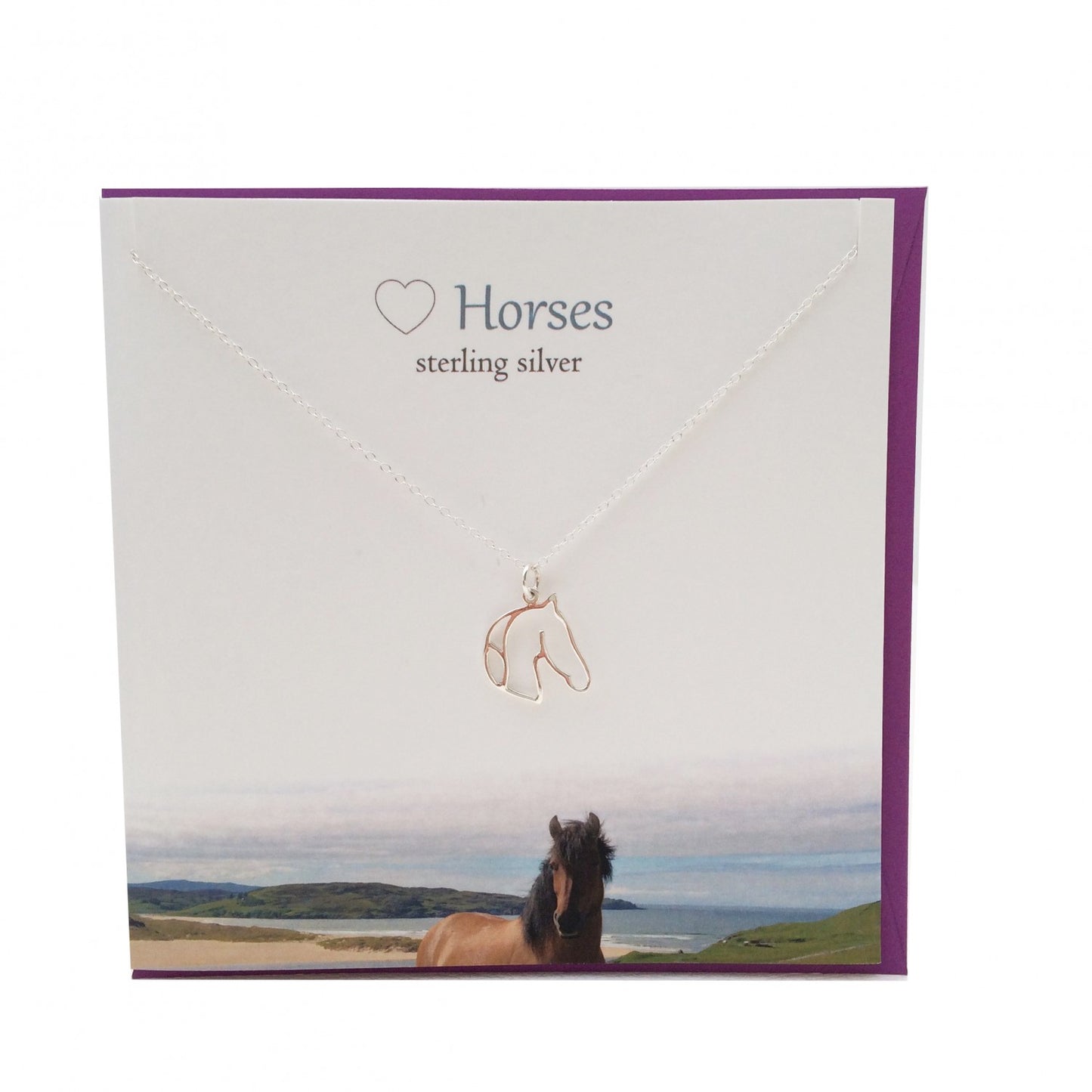 Horse Necklace Gift Card Set