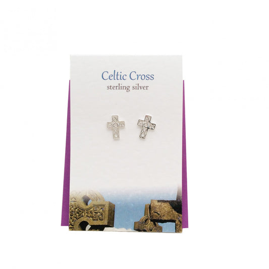 Celtic Cross Studs Card Gift Set