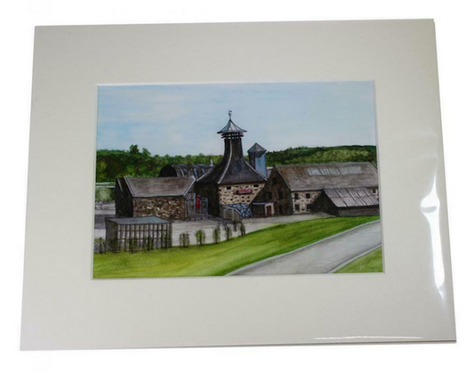 Watercolour Distillery Print - The Balvenie