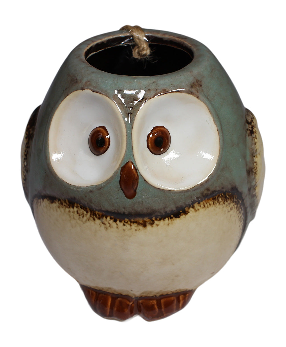 Round Owl Pot Large - 3 Colours