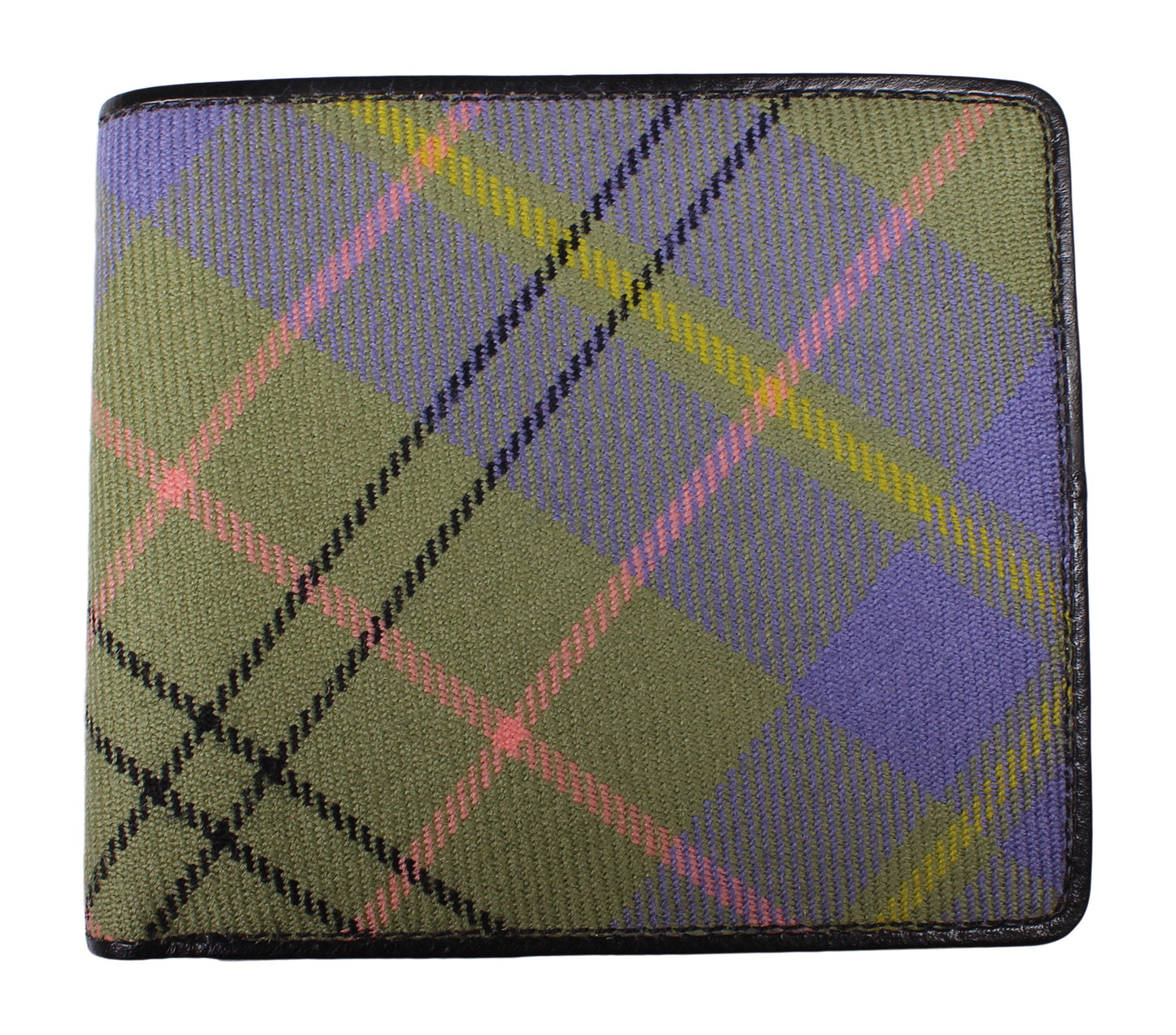 100% Scottish Tartan Leather Mens Wallet - Taylor