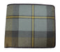 Tartan Leather Mens Wallet - MacLeod Harris Weathered