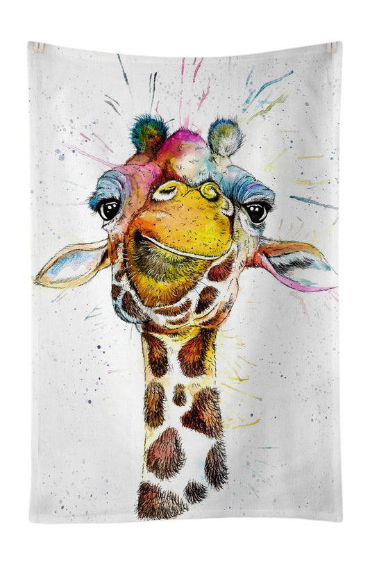 Splatter Giraffe Tea Towel