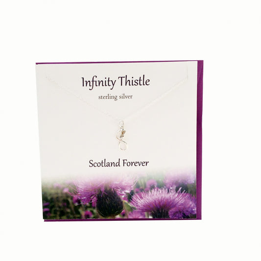 Flower Of Scotland Thistle Necklace Card & Gift Set