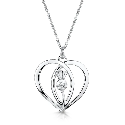 Thistle Heart Necklace