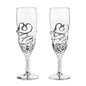 Never Ending Swirl Champagne Glasses