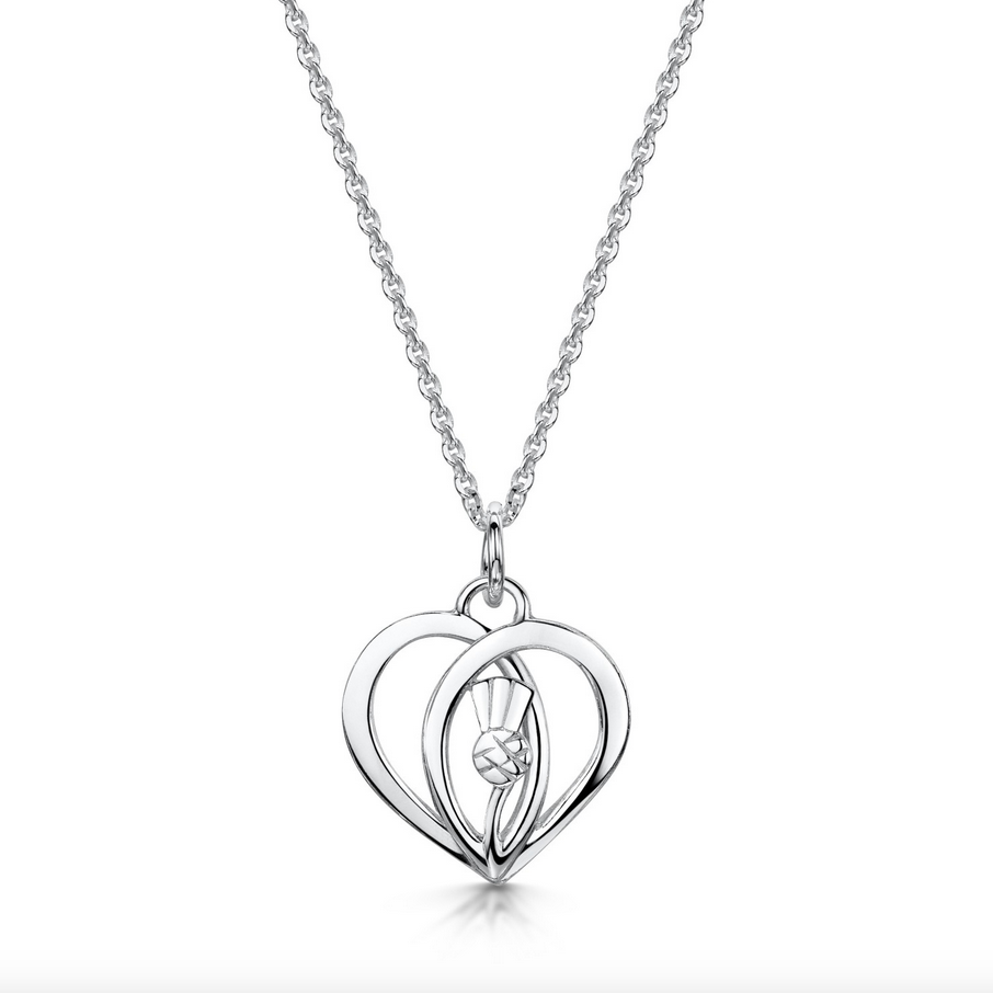 Thistle Heart Necklace