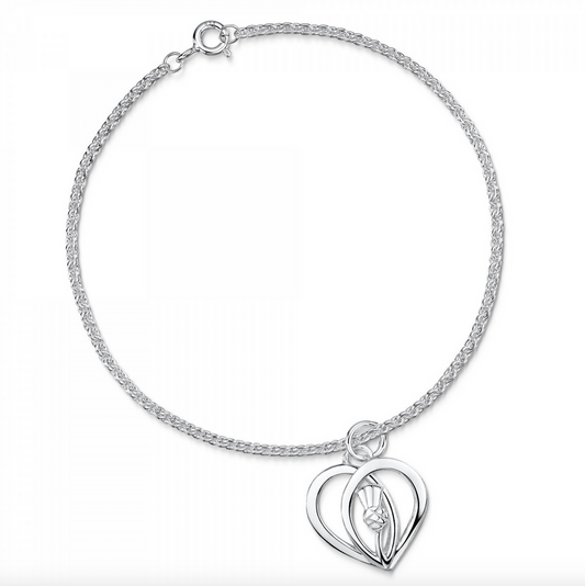 Thistle Heart Bracelet