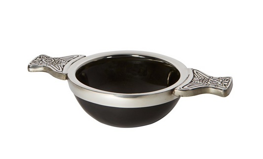 Horn Pewter Quaich