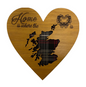 Tartan "Home Is Where The Heart Is" Wall Plaque