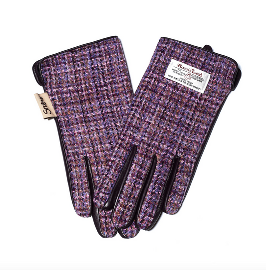 Ladies Violet Gloves